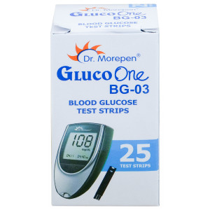 Dr. Morepen Gluco One BG-03 Blood Glucose Test Strips